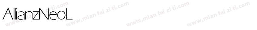 AllianzNeo Light字体转换
